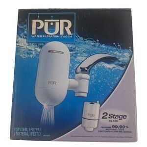 PUR Water Filtration System 2 Stage‎ Faucet Mount Filter FM3333 NEW IN BOX!